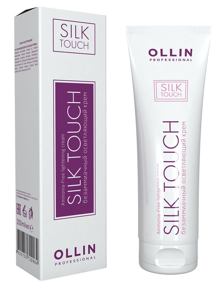 Ollin, Безаммиачный осветляющий крем серии «Silk Touch», Фото интернет-магазин Премиум-Косметика.РФ